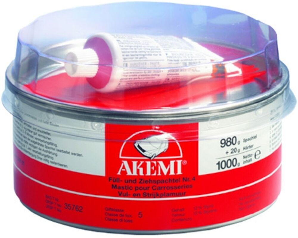 Akemi standaard polyester plamuur, incl. verharder